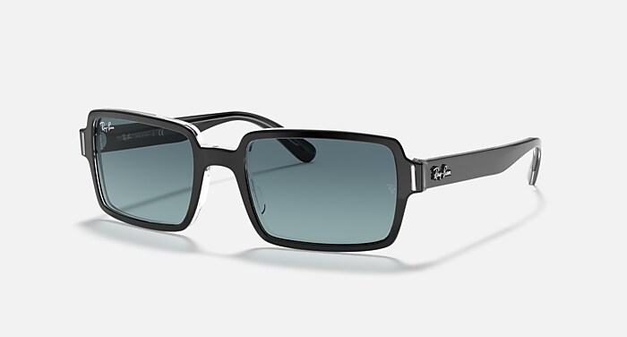 レイバン公式ストア】 Ray-Ban® BENJI サングラス | 透明上にブラック