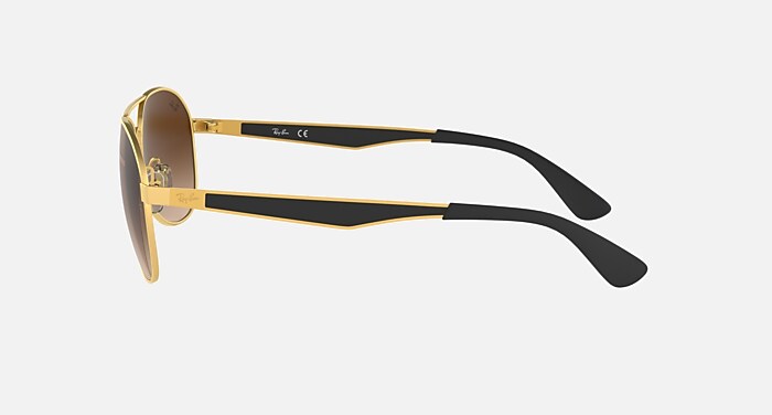RB3549 Sunglasses in Gold and Gradient Brown - RB3549 | Ray-Ban®