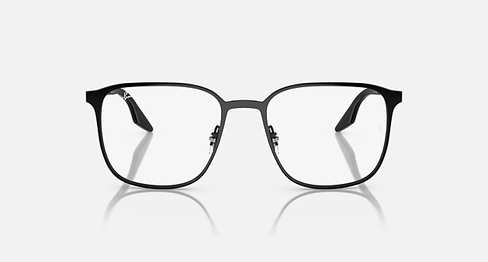Ray-Ban Eyeglasses Unisex Rb6512 Optics Prescription - Black Frame Clear Lenses 54-19 Polarized