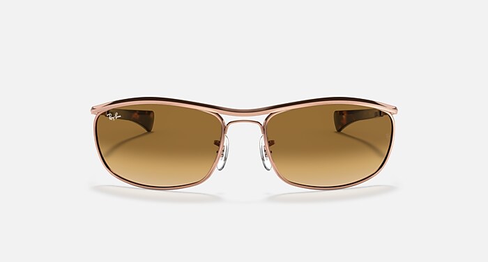 OLYMPIAN I DELUXE Sunglasses in Transparent Red and Light Brown Gradient -  RB3119M | Ray-Ban®