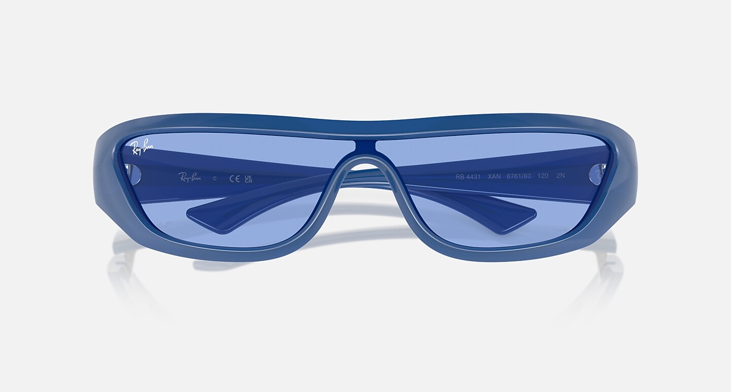 Ray-Ban Sunglasses Unisex Xan Bio-based - Electric Blue Frame Blue Lenses 01-34