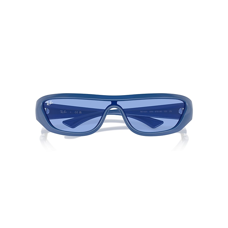Ray-Ban Xan Bio-based Sunglasses Electric Blue Frame Blue Lenses 01-34