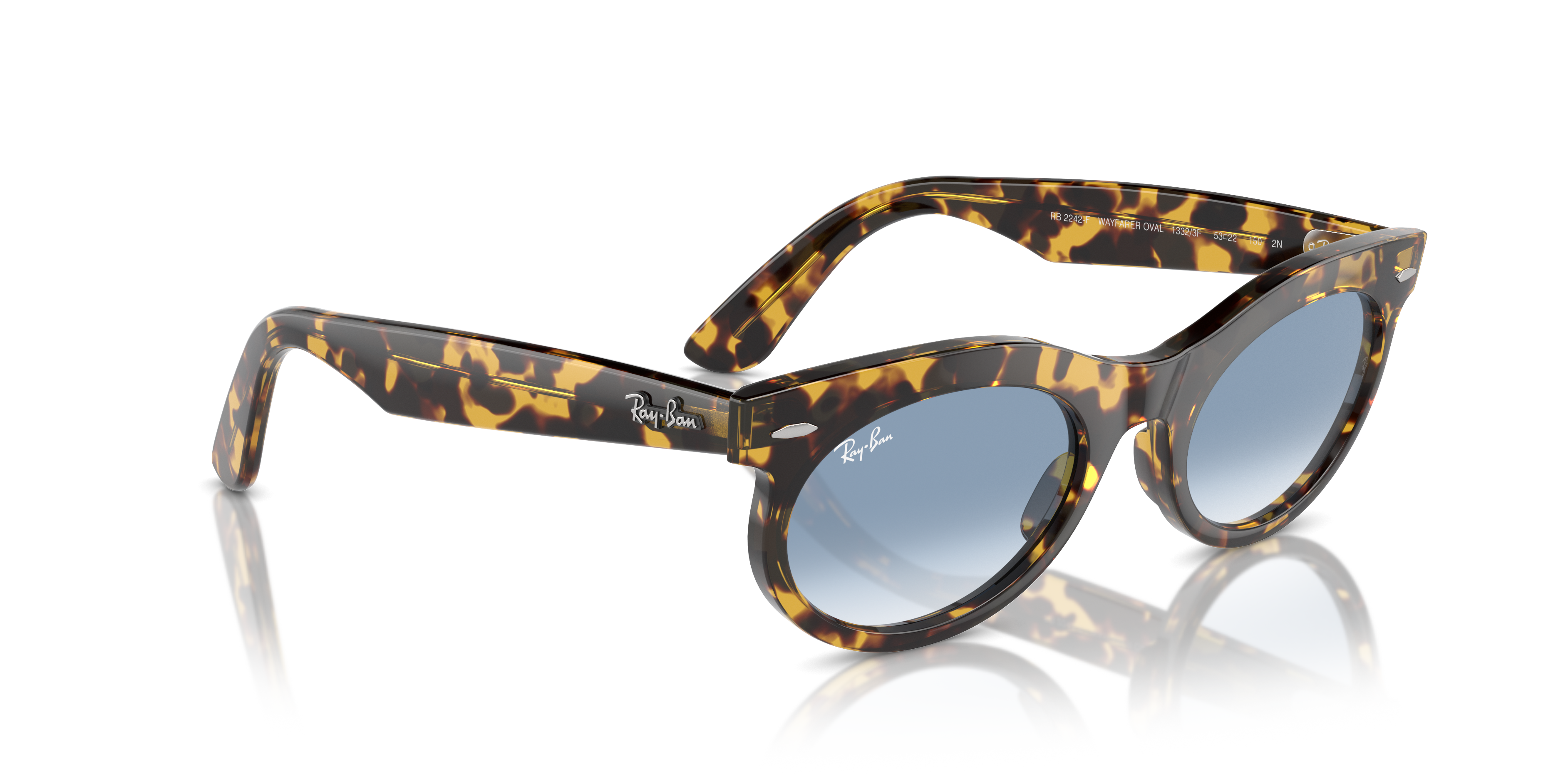 ★RAY BAN★RB2242 Wayfarer Oval オーバル型 サングラス 非偏光 レイバン公式ストア】 Ray-Ban® WAYFARER OVAL サングラス