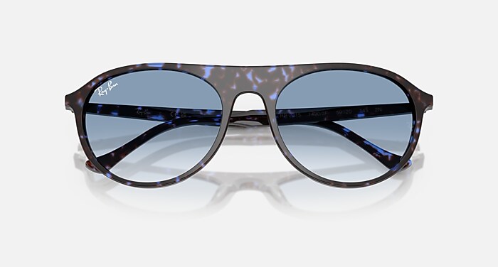 RB2215 Sunglasses in Havana Blue Turtle and Clear Gradient  display picture 2