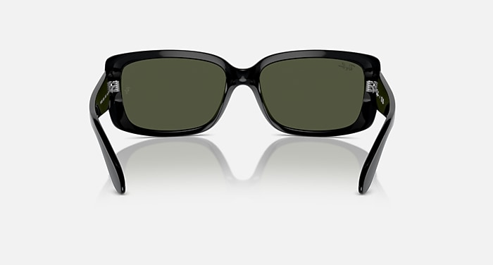 Ray-Ban Rb4389 Sunglasses Black Frame Green Lenses 58-17