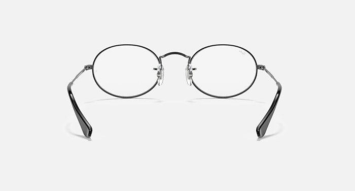 レイバン公式ストア】 Ray-Ban® OVAL OPTICS メガネ | ガンメタル 