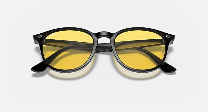 Ray-Ban Sunglasses Unisex Rb4259 - Black Frame Yellow Lenses 53-20