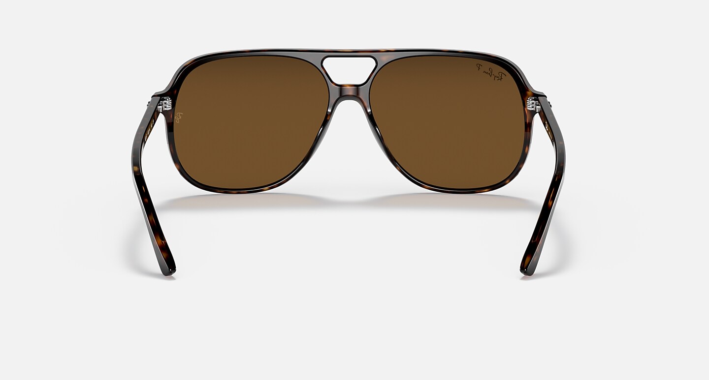 Ray-Ban Sunglasses Unisex Bill - Havana Frame Blue Lenses 56-14