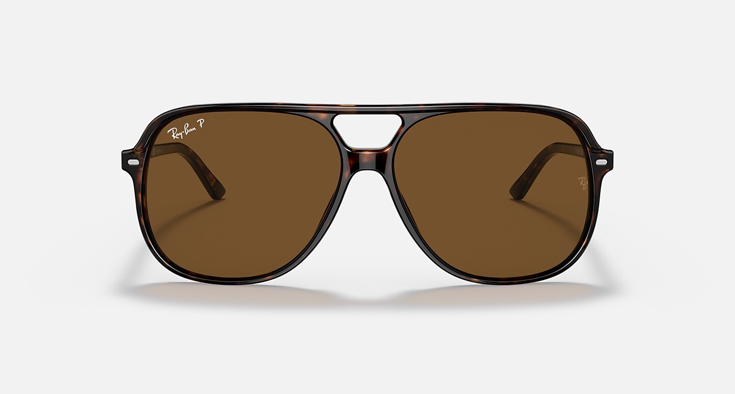 Ray-Ban Sunglasses Unisex Bill - Havana Frame Blue Lenses 56-14