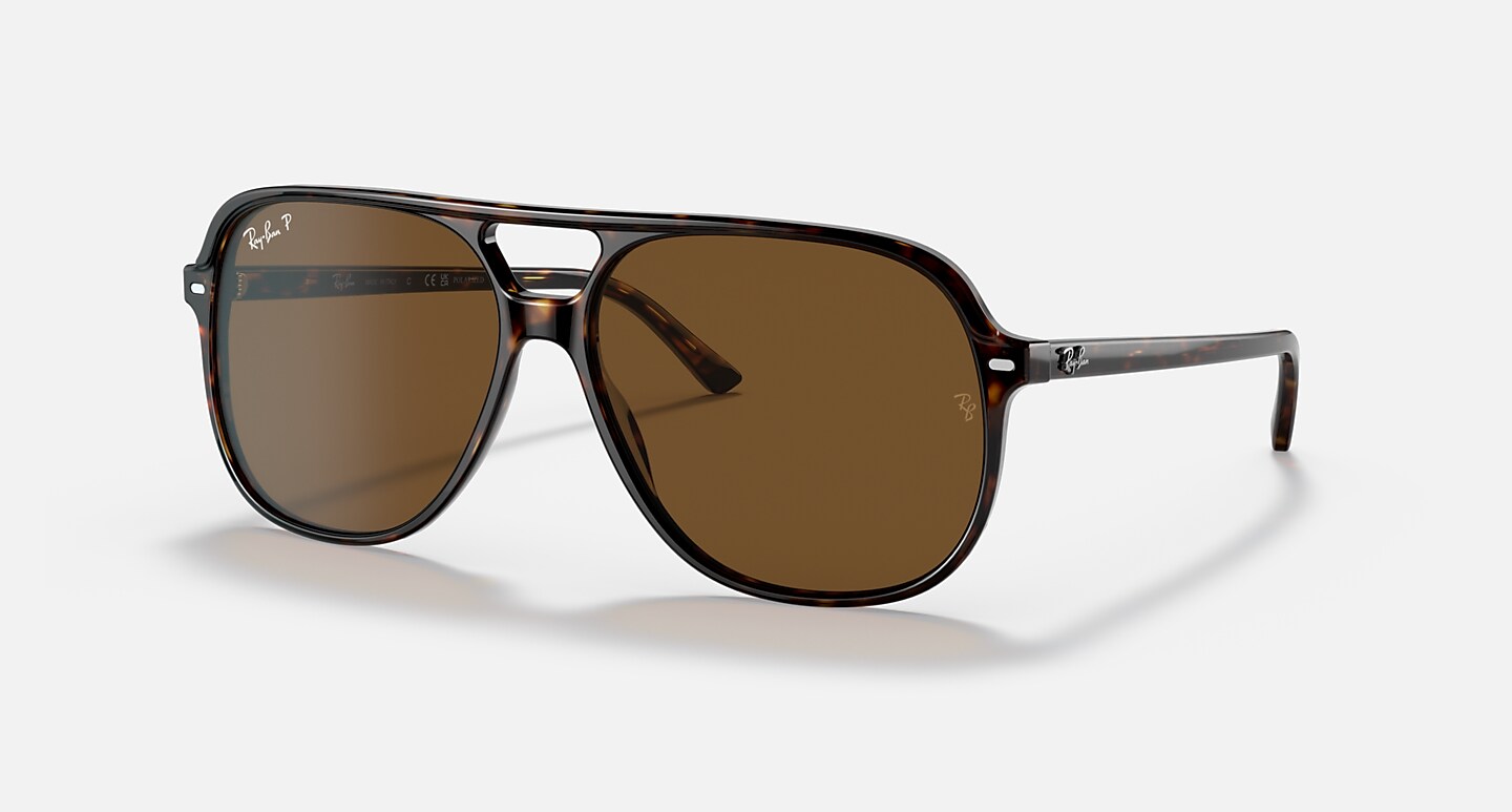 Ray-Ban Sunglasses Unisex Bill - Havana Frame Blue Lenses 56-14