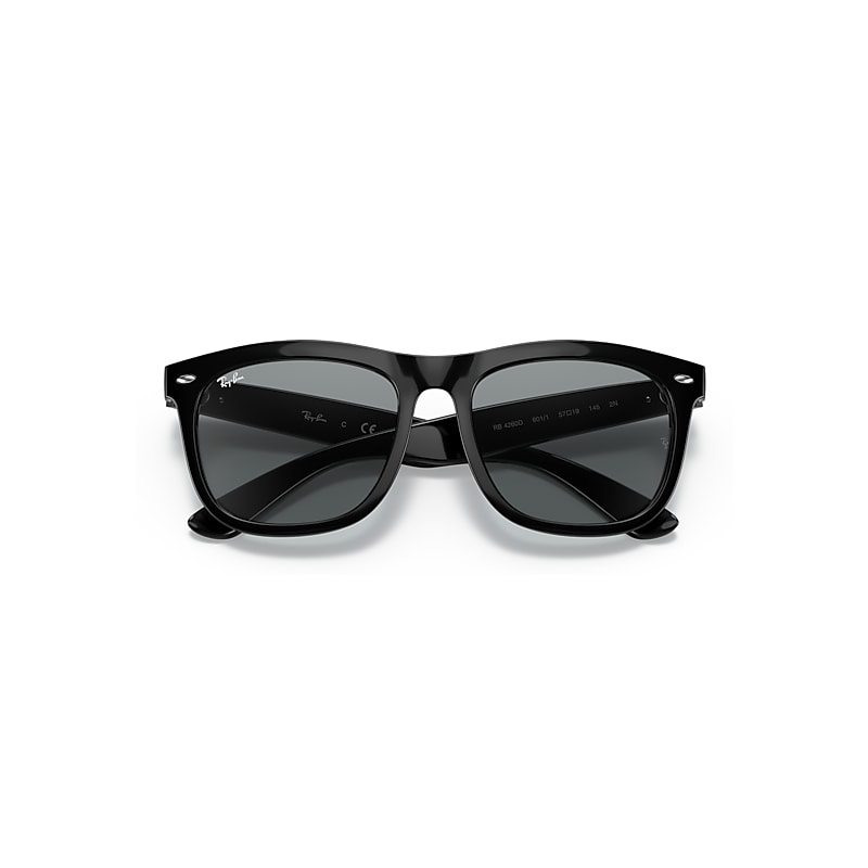 Ray Ban Rb4260d Sunglasses Black Frame Grey Lenses 57-19 In Black
