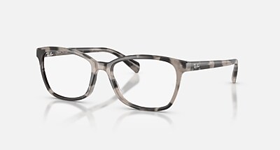 RB5362 OPTICS Eyeglasses with Black On Transparent Frame - RB5362