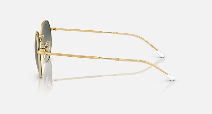 Ray-Ban Sunglasses Unisex Jack - Gold Frame Green Lenses 53-20