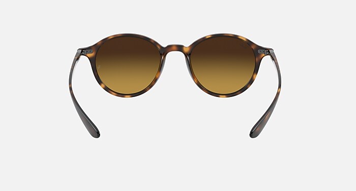 ROUND LITEFORCE Sunglasses in Havana and Brown Gradient  display picture 3