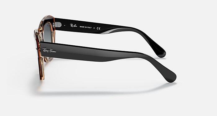 Ray-Ban Sunglasses Unisex State Street - Striped Brown Frame Brown Lenses 49-20