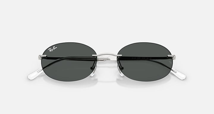 Ray-Ban Sunglasses Unisex Rb3767 - Silver Frame Grey Lenses 54-18
