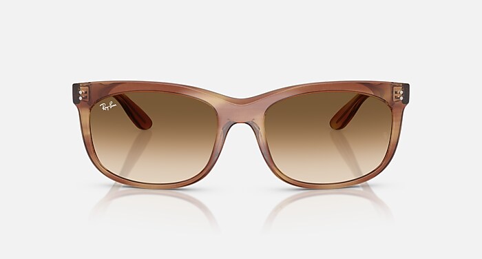 BALORETTE Sunglasses in Striped Brown and Clear Gradient  display picture 2