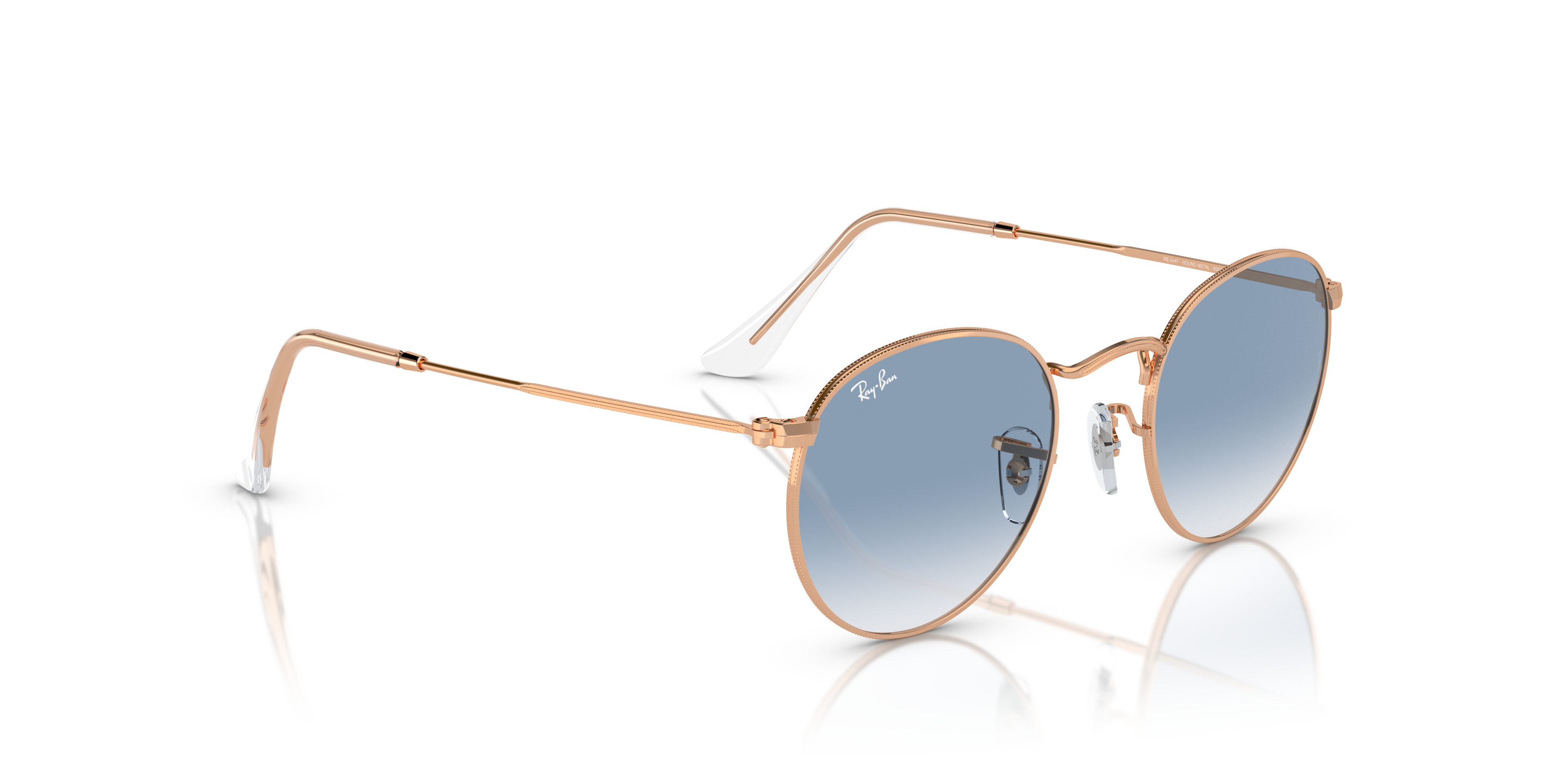極美品 レイバン Ray-Ban RB3447 ゴールド ラウンド サングラス レイバン公式ストア】 Ray-Ban® ROUND METAL サングラス