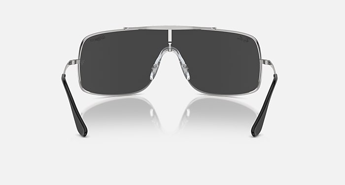 Ray-Ban Wings IIi Sunglasses Silver Frame Grey Lenses 01-36