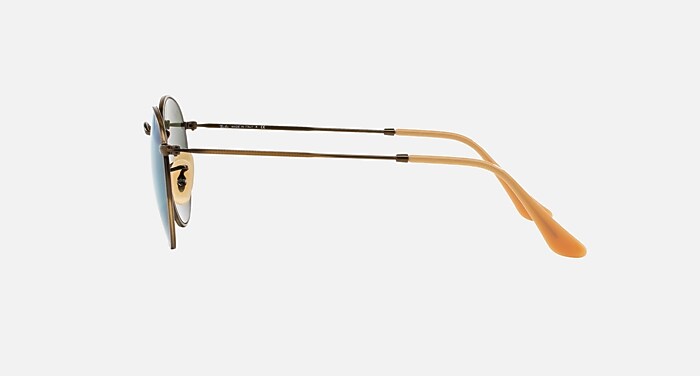 ROUND FLASH LENSES Sunglasses in Bronze-Copper and Violet