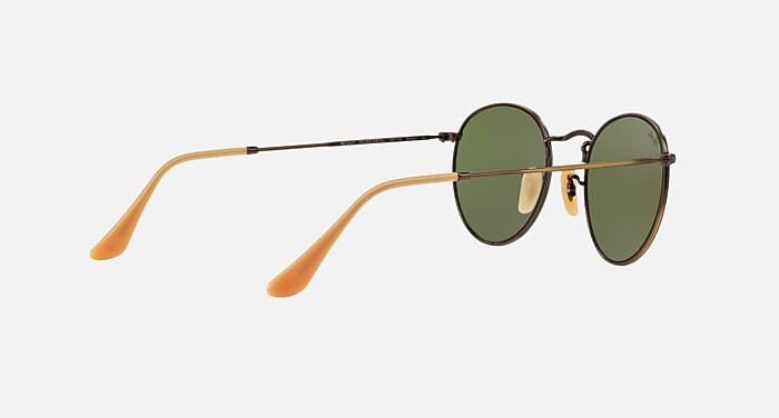 ROUND FLASH LENSES Sunglasses in Bronze-Copper and Violet 