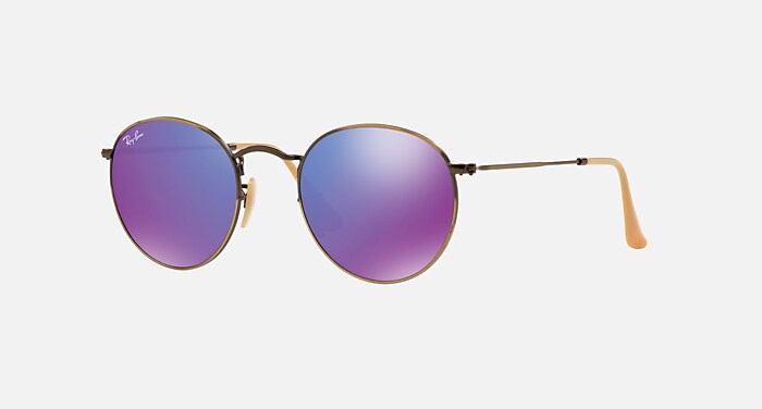 Ray-Ban Violet Sunglasses with Amber Lenses Ray-Ban RB4171 Erika Classic M (54 - 18) with Violet lenses  main image 2