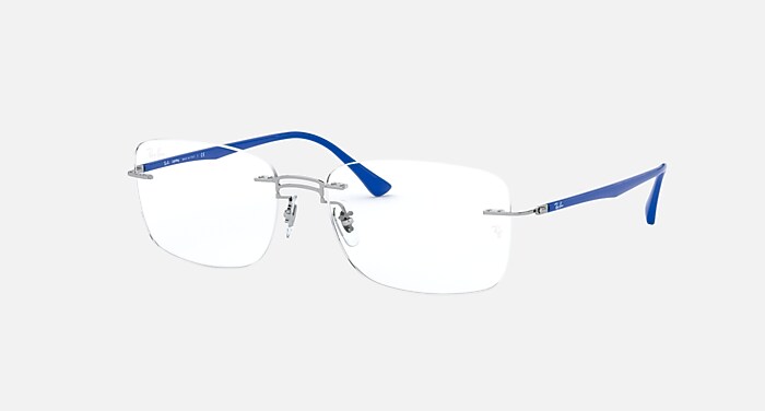 RB8750 OPTICS Eyeglasses with Silver Frame - RB8750 | Ray-Ban®