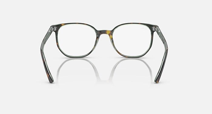 Ray-Ban Eyeglasses Unisex Elliot Optics Prescription - Black Frame Clear Lenses 50-19 Polarized
