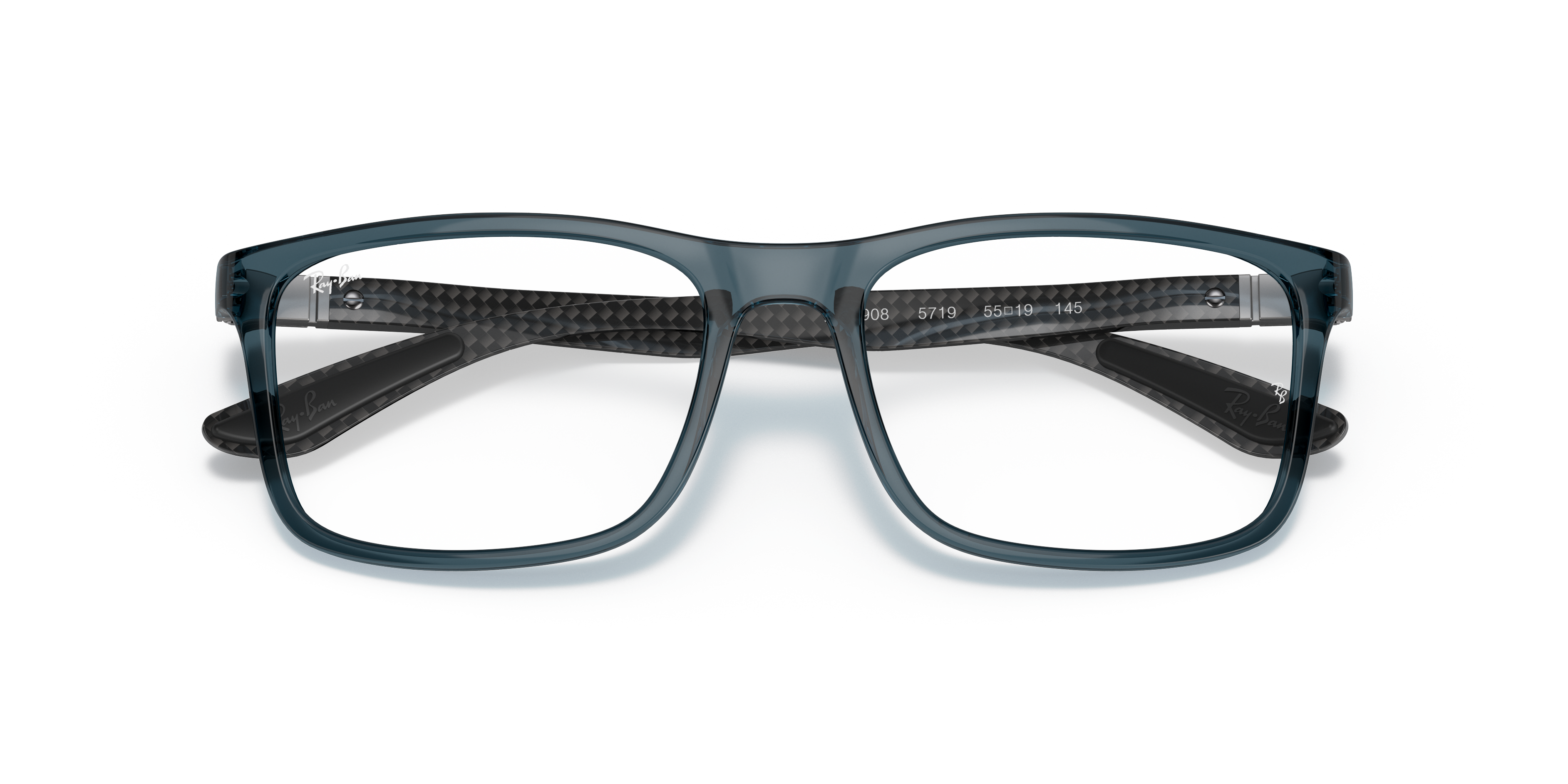 RB8908 OPTICS Eyeglasses with Transparent Blue Frame - RB8908