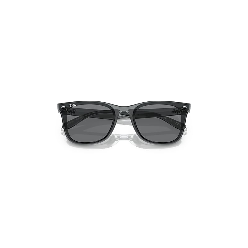 Ray Ban Rb4391d Sunglasses Transparent Grey Frame Grey