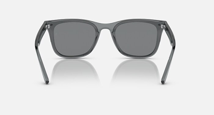 Ray-Ban Sunglasses Unisex Rb4391d - Transparent Grey Frame Grey Lenses 65-18