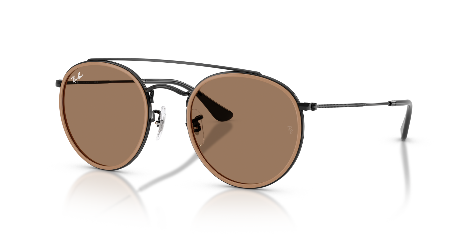 ROUND DOUBLE BRIDGE POLARIZED+ LENSES