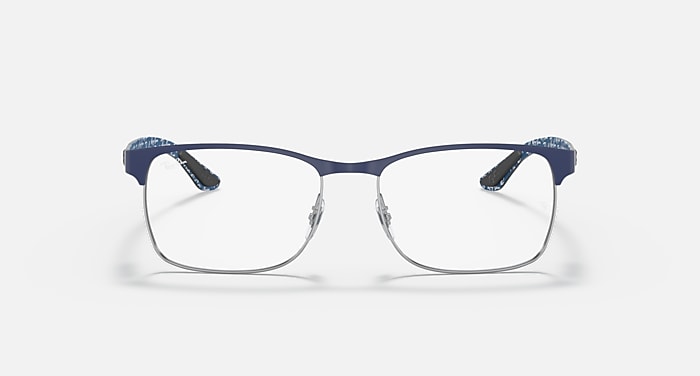 Ray-Ban Eyeglasses Unisex Rb8416 Optics Prescription - Black Frame Clear Lenses 55-17 Polarized