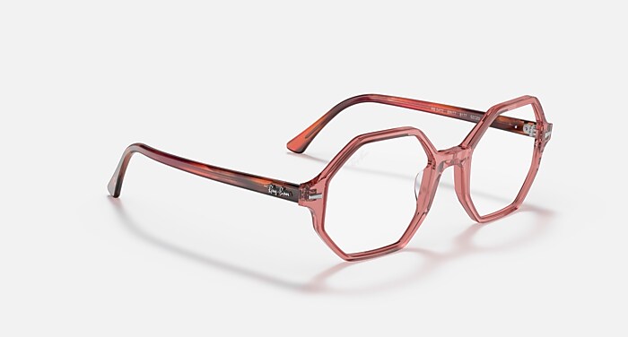 BRITT OPTICS Eyeglasses with Transparent Pink Frame - RB5472 | Ray