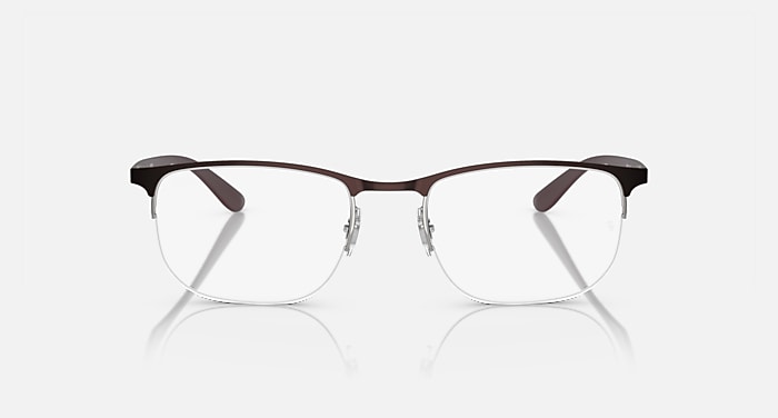 Ray-Ban Eyeglasses Unisex Rb6513 Optics Prescription - Sand Grey Frame Clear Lenses 55-20 Polarized