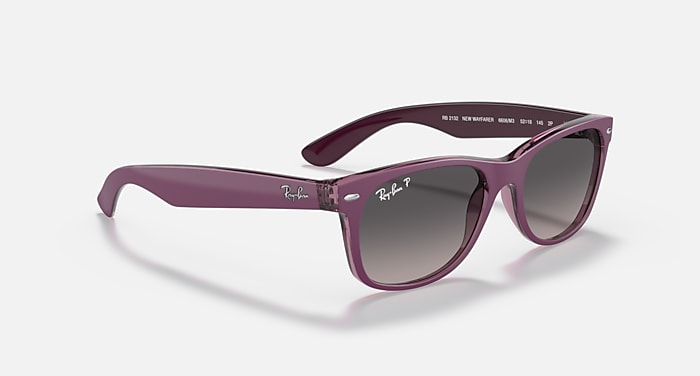 NEW WAYFARER CLASSIC Sunglasses in Violet On Transparent Violet