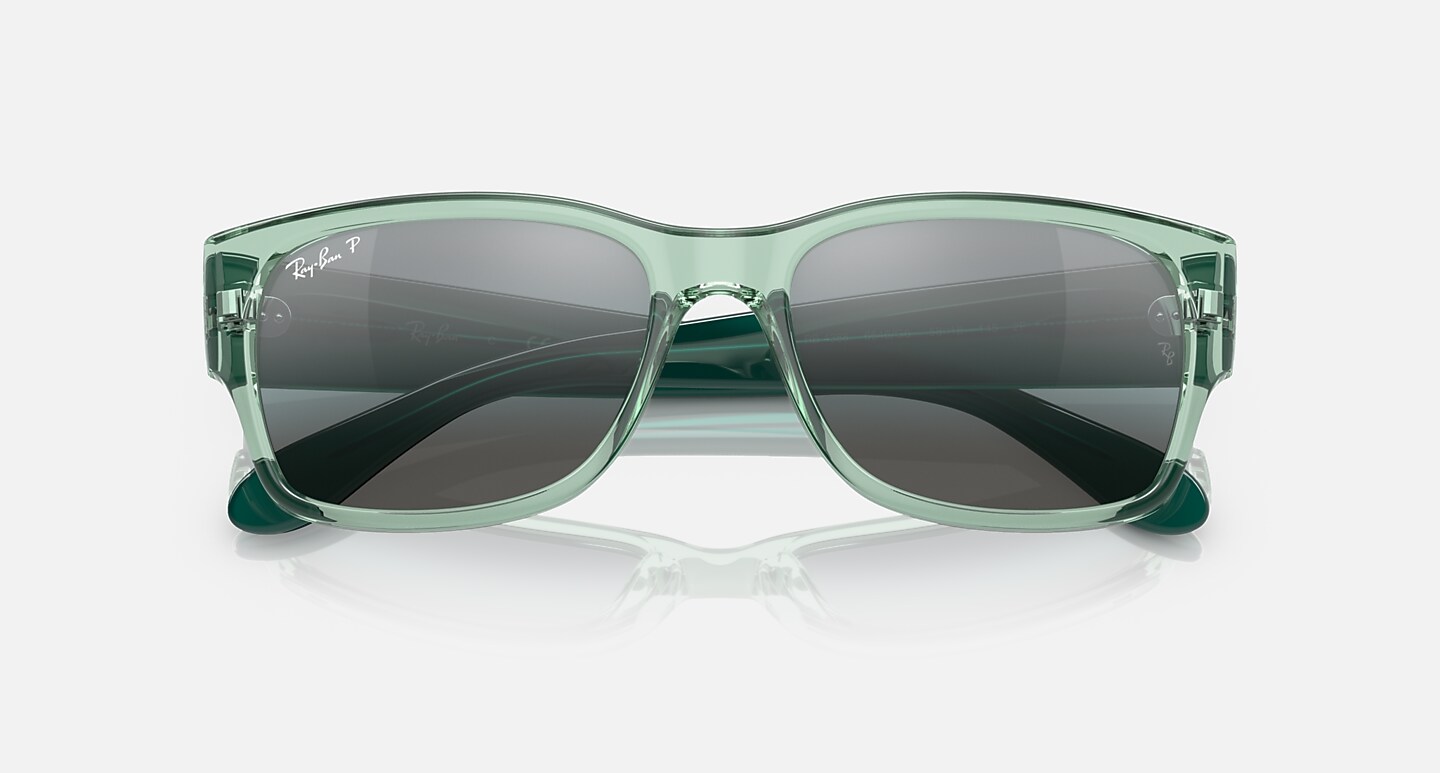 Ray-Ban Sunglasses Unisex Rb4388 - Green Frame Blue Lenses 55-18 Polarized