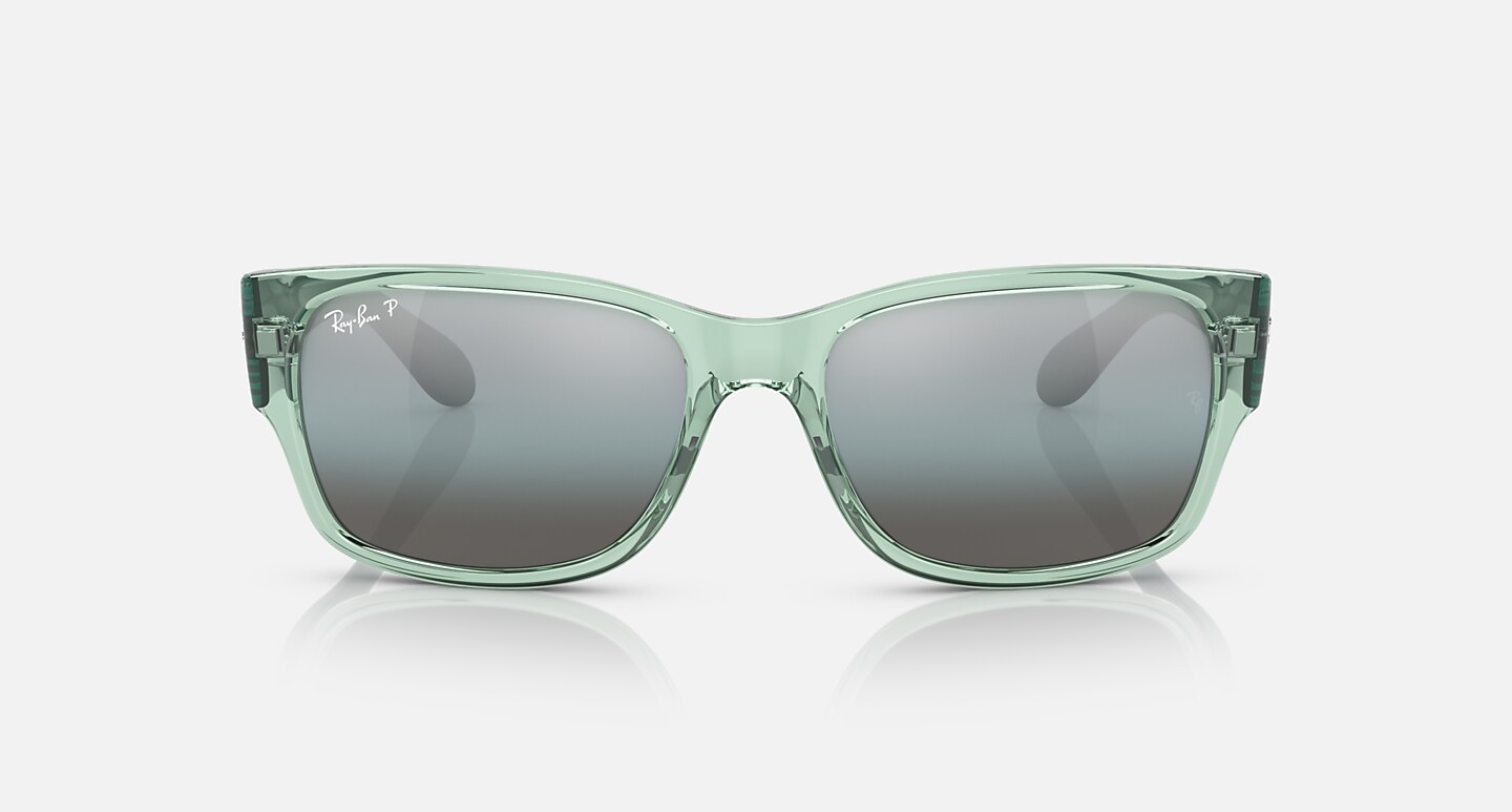 Ray-Ban Sunglasses Unisex Rb4388 - Green Frame Blue Lenses 55-18 Polarized