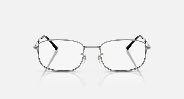 Ray-Ban Eyeglasses Unisex Rb6533 Optics Prescription - Gunmetal Frame Clear Lenses 54-19 Polarized