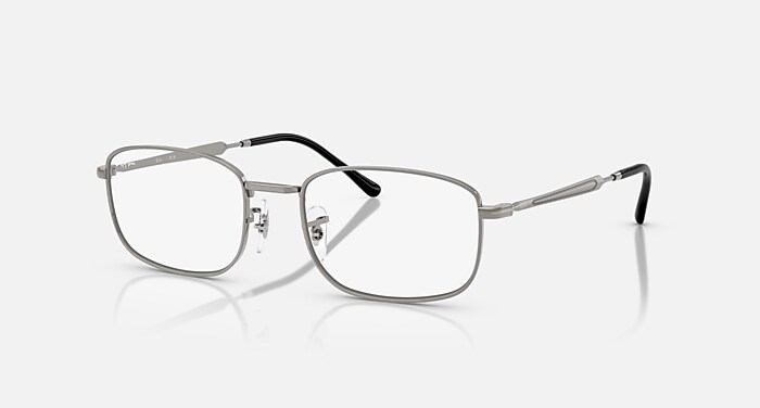 Ray-Ban Eyeglasses Unisex Rb6533 Optics Prescription - Gunmetal Frame Clear Lenses 54-19 Polarized