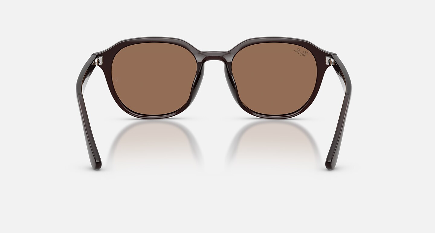 Ray-Ban Sunglasses Unisex Rb4459d - Opal Brown Frame Brown Lenses 54-19