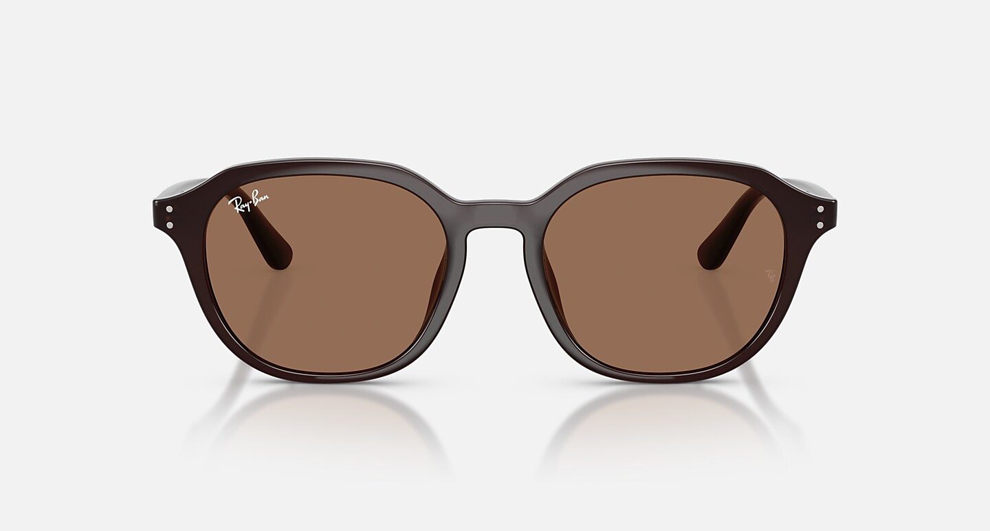 Ray-Ban Sunglasses Unisex Rb4459d - Opal Brown Frame Brown Lenses 54-19