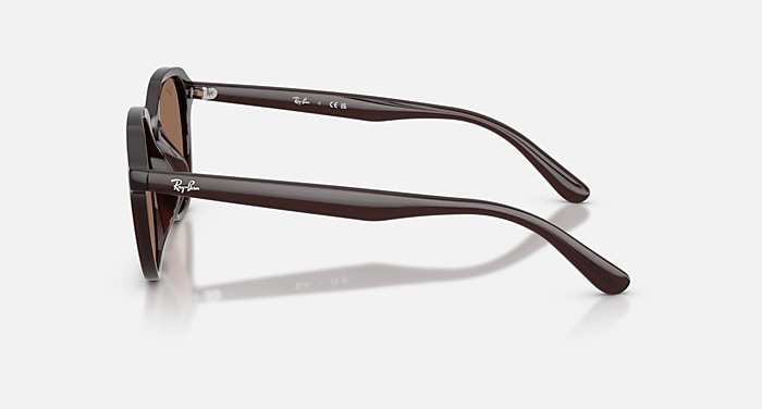 Ray-Ban Sunglasses Unisex Rb4459d - Opal Brown Frame Brown Lenses 54-19