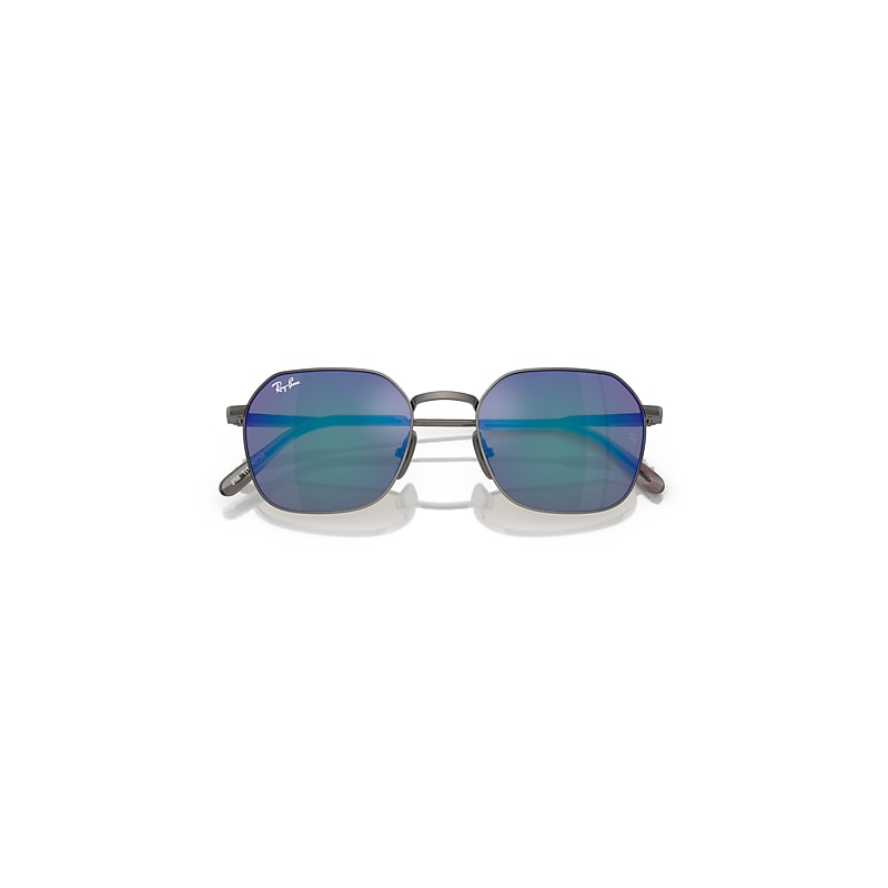JIM TITANIUM Sunglasses in Gunmetal and Blue/Grey - RB8094 | Ray