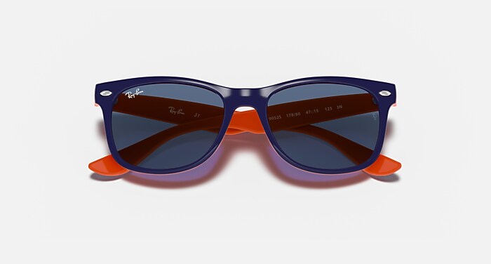 NEW WAYFARER KIDS Sunglasses in Blue On Orange and Blue 