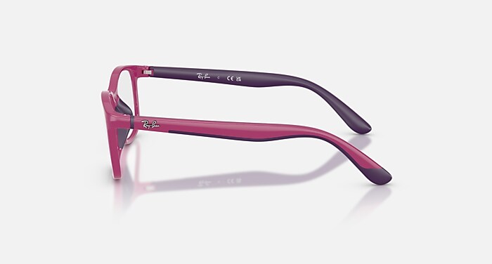 RB1644 OPTICS KIDS BIO-BASED Eyeglasses with Fucsia On