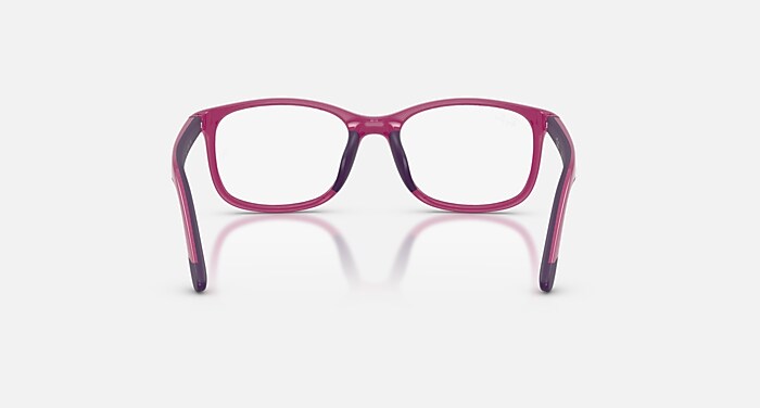 RB1644 OPTICS KIDS BIO-BASED Eyeglasses with Fucsia On