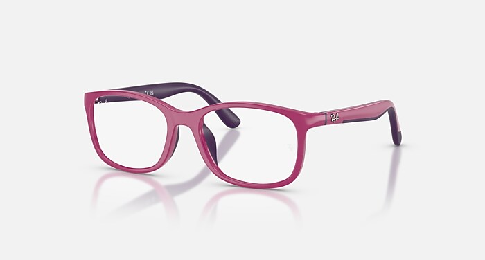 RB1644 OPTICS KIDS BIO-BASED Eyeglasses with Fucsia On