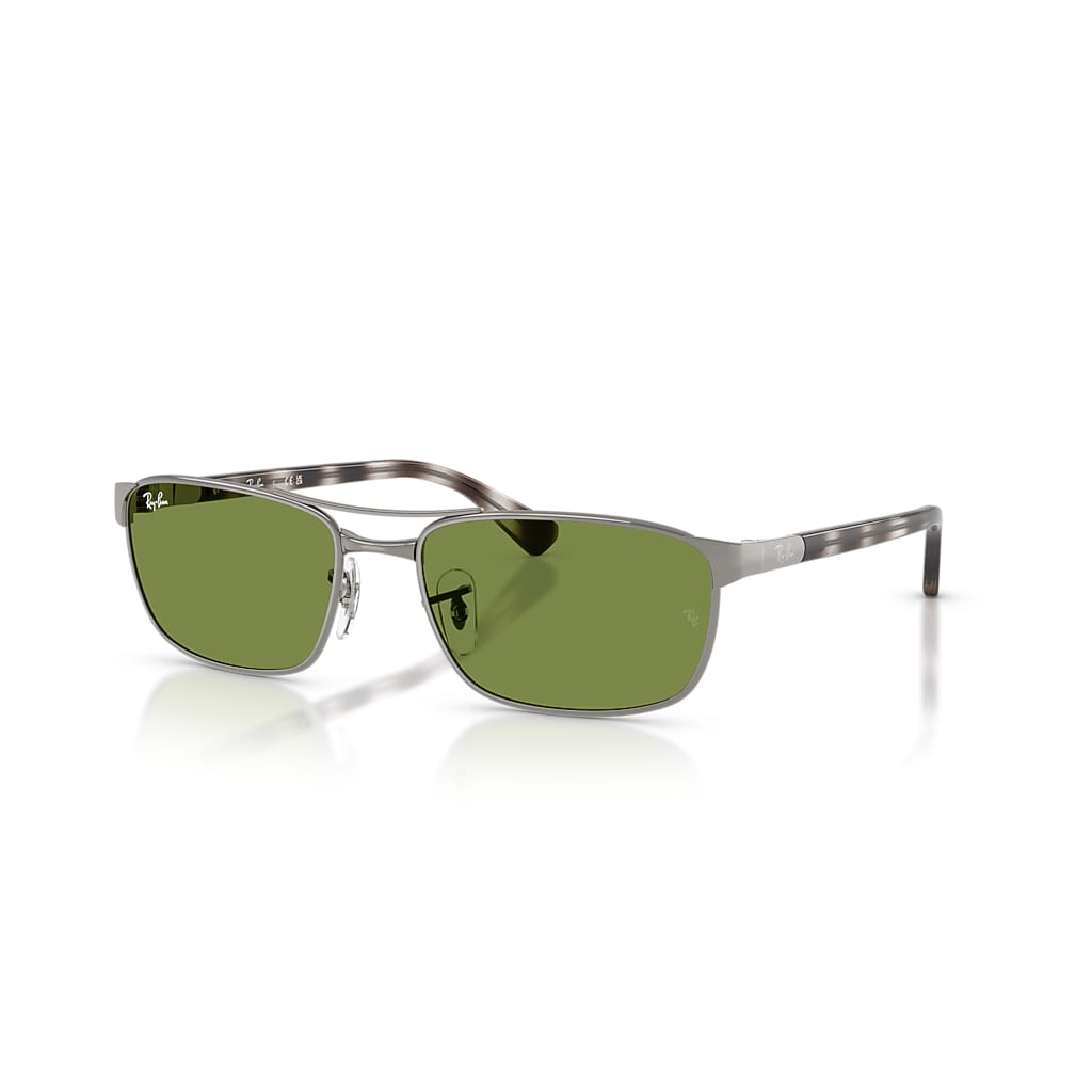 Ray-Ban Sunglasses Unisex Rb3778 - Havana Grey Frame Green Lenses 57-18