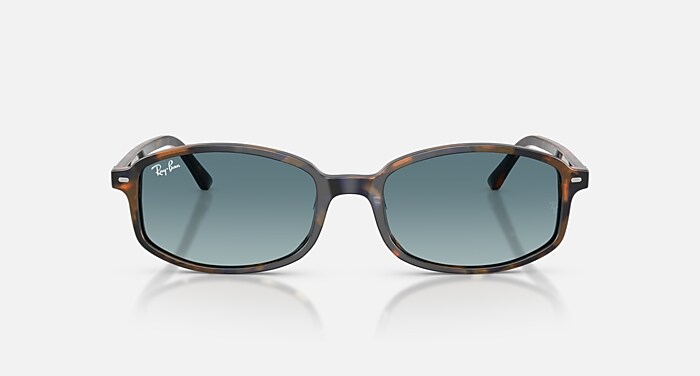 Ray-Ban Sunglasses Unisex Sam - Yellow & Blue Havana Frame Blue Lenses 54-19